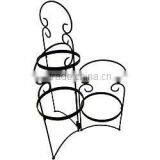 Wrought Iron Folding Flower Rack thumbnail-1