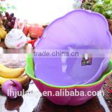 Household plastic salad bowl / plastic fruit basket