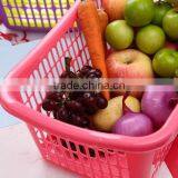 Promotional Plastic Large Size Storage Basket Kitchen Accessories Wash Fruit Vegetable Sieve Storage Basket Dropping Water thumbnail-3