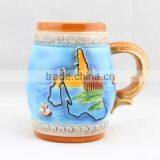 Wholesale Ceramic Mug With Handle for Sonvenir Design thumbnail-1