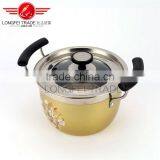 Longfei Decal Non-stick Stock Pot/soup Stock Pot/stainless Steel Handle Stock Pot thumbnail-1