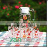 Home Decorative Glass Drinking Sets Big Jar Glass Water Sets thumbnail-2