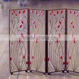 European Restaurant Bedroom Carved Hollow Metal Screen thumbnail-5