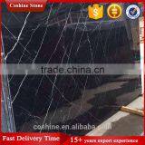 Indoor Projects Black With White Vein Marble Natural Stone Slab thumbnail-3