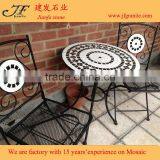 Outdoor Flod Furniture Ceramic Mosaic Garden Coffee Table Set Designs thumbnail-5