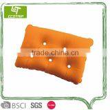 SGS Inspection Accepted Novelty PVC Folding Inflatable Kids Travel Pillow thumbnail-1