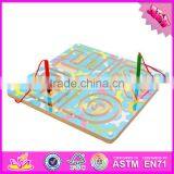 2017 New Product Kids Educational Toy Wooden Magnetic Maze Puzzles W11H017 thumbnail-2