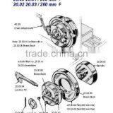 Macgregor Hatch Cover Parts 20.00 Eccentric Wheel Assembly