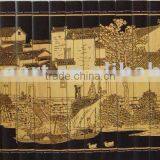 Bamboo Painting ( Ancient Villages ) Handicraft thumbnail-1