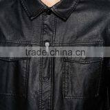 Oversized Leather Shirt thumbnail-3
