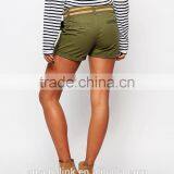 Personalized Wholesale Women Belted Cargo Shorts on Sale thumbnail-3