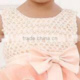 2016 Latest Designs Champagne Spring Kid Tutu Dance Style Fancy High Quality Flower Baby Girls Party Night Dress Design thumbnail-3