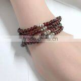 Direct Sale Natural Sterling Silver Jewelry Garnet Lotus Necklace thumbnail-4