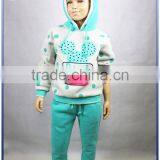 New Style Plain Children Hoodies +pants for Girls thumbnail-1