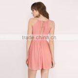 Maxnegio Sexy Short Necked Women Mini Beach Dress thumbnail-6