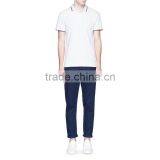 China Wholesale Blank White Polo Shirts Cheap Double Collar Polo Shirt thumbnail-4
