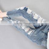 Zm35757a Summer New Pattern Jeans Pants Casual Damaged Denim Pants thumbnail-4
