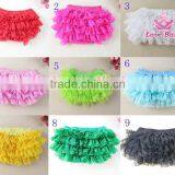 New Style Plain Green Color Baby Bloomers Wholesale Bloomers for Kids thumbnail-3