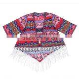 S60708B 2017 New Ladies Coat Fringed National Wind Outside Cardigan Purl Jacket thumbnail-5