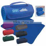 Roll-Up Blanket - Made From 100% Polyester Fleece, Measures 48" x 53", Easily Folds Within Itself and Comes With Your Logo thumbnail-1