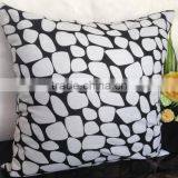 Black & White Decorative Pillow Cover Printed, Cotton Blend Pillow, Printed Pillow, Modern Home Decor, Floor Cushions thumbnail-6