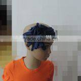 Cotton 2016 Latest Soft Baby Headband Flower Hair Band for Girls Cheap Blue Girls Boutique Hairwear thumbnail-3