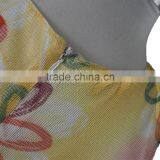 Long Sleeveless Cotton Net Frock Design Girl Dress With Flower for Kids thumbnail-4