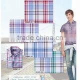 Latest Fashion Designer Button Down Shirt Gingham Plaid Shirt thumbnail-4