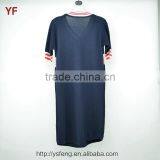 Cotton Materials Women Casual One Piece Latest Sweater Dress Designs thumbnail-2