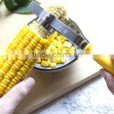 Creative Stainless Steel Corn Stripping Machine Vegetable Brush Cooking Tool Kitchen Helper Corn Shavings KC1542 thumbnail-4