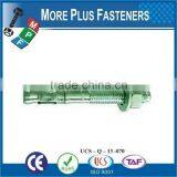 Made In Taiwan Heavy Load Bronze Finished Green Plated Stainless Steel Sleeve Anchor Wedge Bolt thumbnail-5