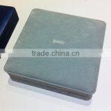 Charcoal Gray Velvet Jewelry Set Box Necklace Box thumbnail-4