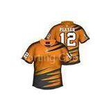 Gold Custom Soccer Team Shirts Slim Fit, Football Sublimation Jersey Sportswear