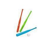 Hollow 24 Inch Plastic Baseball Bats , Blue Red Childrens Plastic Toys