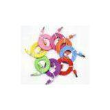 Coloful Flat Noodle Cable Usb Data Transfer Cable CE ROHS thumbnail-1