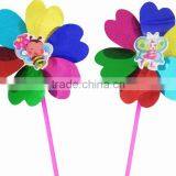 Hot Sale Plastic Pinwheel Garden Decoration Windmill Kids Toy Windmill thumbnail-2