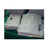 Green , White Cotton kyokushin GI Karate Uniform sweat absorbent breathable