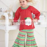 Girls Santa Claus Clothes Fall 2017 Kids Christmas Boutique Clothing