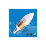 Eco friendly DIE CAST E14 LED Candle Light Bulbs 175LM for family