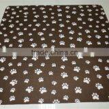 Wholsale Printed Paws Cheap Polar Blanket for Pets
