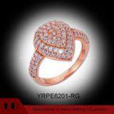 Eternity Love Rose Gold Platig Engagement Rings thumbnail-1