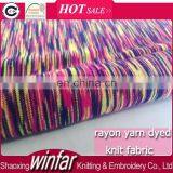 Winfar Textile Knit Viscose Rayon Siro Stretch Yarn Dyed Jersey Fabric thumbnail-1