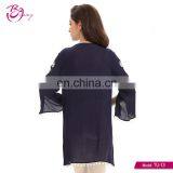 Guangzhou Apparel Summer Thread Long Sleeve Blouse Fashion Design thumbnail-3