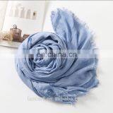 Lady Solid Color Rayon Scarves Shawls thumbnail-2