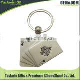 Custom Playing Cards Shape Creative Metal Keychain