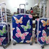 High Quality Butterfly Design PC Luggage Set 3pcs Travel Bag Aluminum Trolley Travel Case thumbnail-4