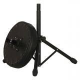 Good Quality Height-adjustable Leather and Iron Round Drum Stool thumbnail-2