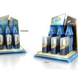 Customized high-end beverage plastic countertop display