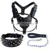 Cool Rivet 3 Pieces A Set Pet Collar Leash Training Dog Rope Pet Neck Chain Pet Supplies thumbnail-2