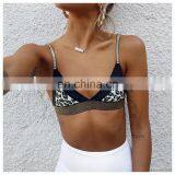 New Arrivals Stock Sequins Leopard Print Adult Bathing Suit 2pc Set Bikinis Woman Swimwear thumbnail-3